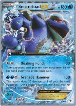 Seismitoad EX (20/111) (Punches 'n' Bites - Patrick Martinez) [World Championships 2015] | Odin's Place