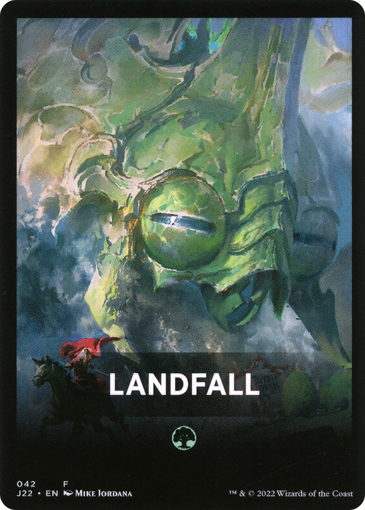 Landfall Theme Card [Jumpstart 2022 Front Cards] | Odin's Place