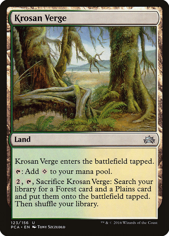 Krosan Verge (123) [Planechase Anthology] | Odin's Place
