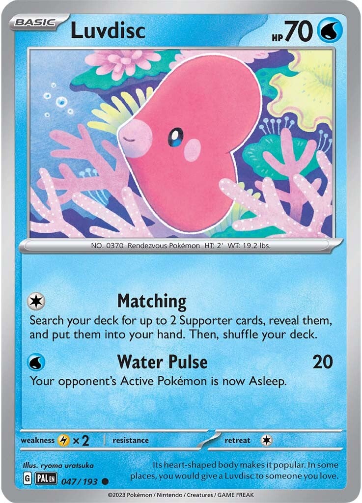Luvdisc (047/193) [Scarlet & Violet: Paldea Evolved] | Odin's Place