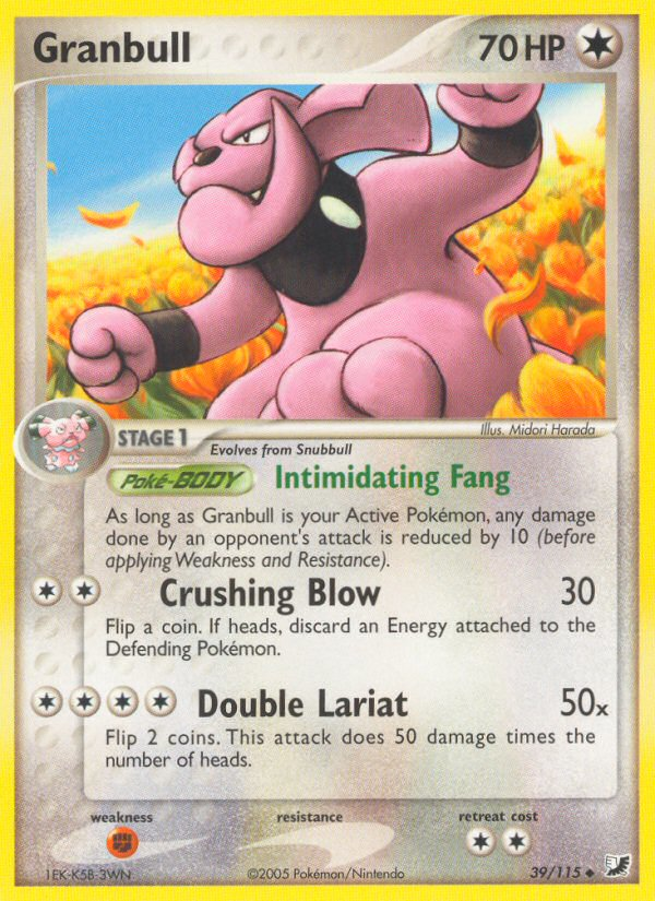 Granbull (39/115) [EX: Unseen Forces] | Odin's Place