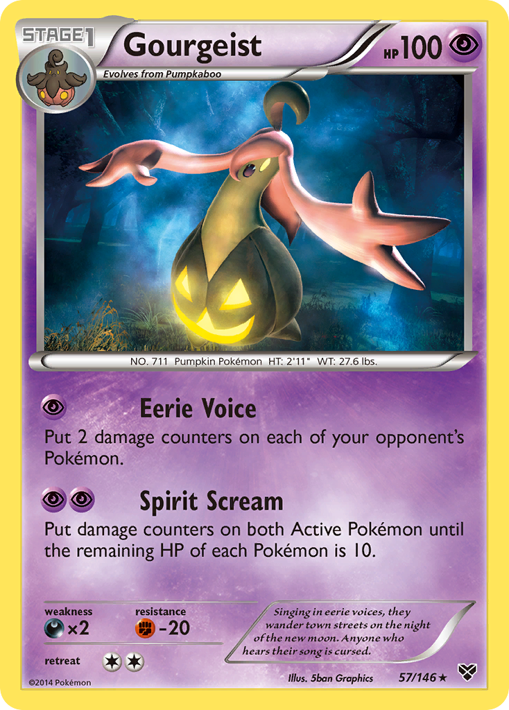 Gourgeist (57/146) [XY: Base Set] | Odin's Place