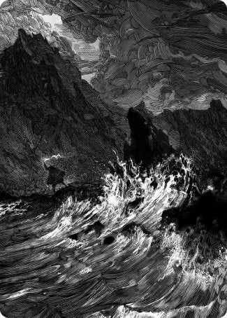 Island Art Card [Innistrad: Midnight Hunt Art Series] | Odin's Place