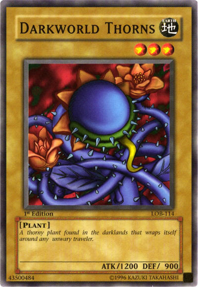 Darkworld Thorns [LOB-114] Common | Odin's Place