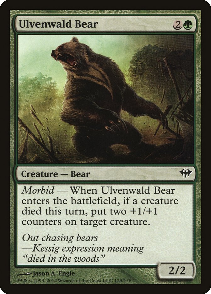 Ulvenwald Bear (129) [Dark Ascension] | Odin's Place