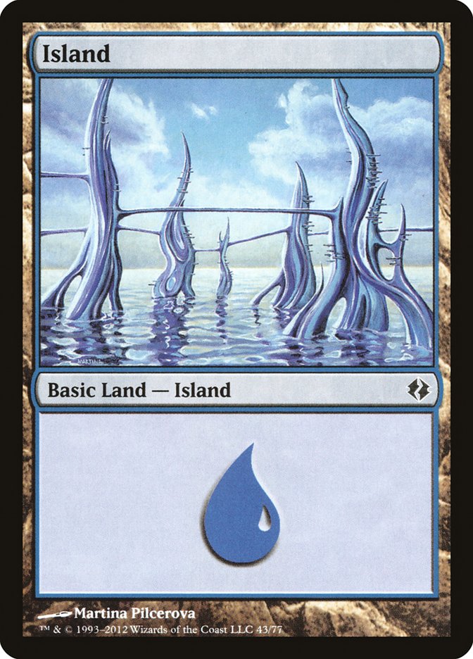 Island (43) [Duel Decks: Venser vs. Koth] | Odin's Place