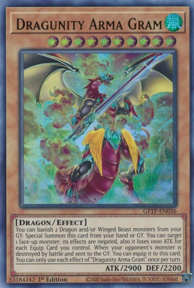 Dragunity Arma Gram [GFTP-EN036] Ultra Rare | Odin's Place