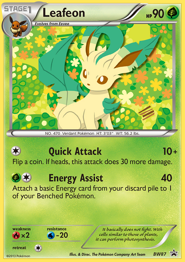 Leafeon (BW87) [Black & White: Black Star Promos] | Odin's Place