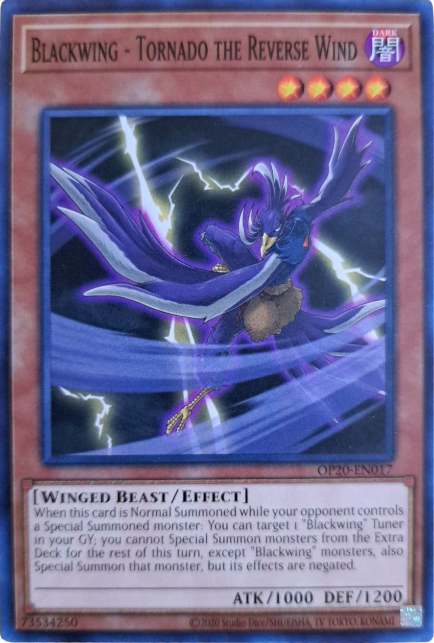Blackwing - Tornado the Reverse Wind [OP20-EN017] Common | Odin's Place