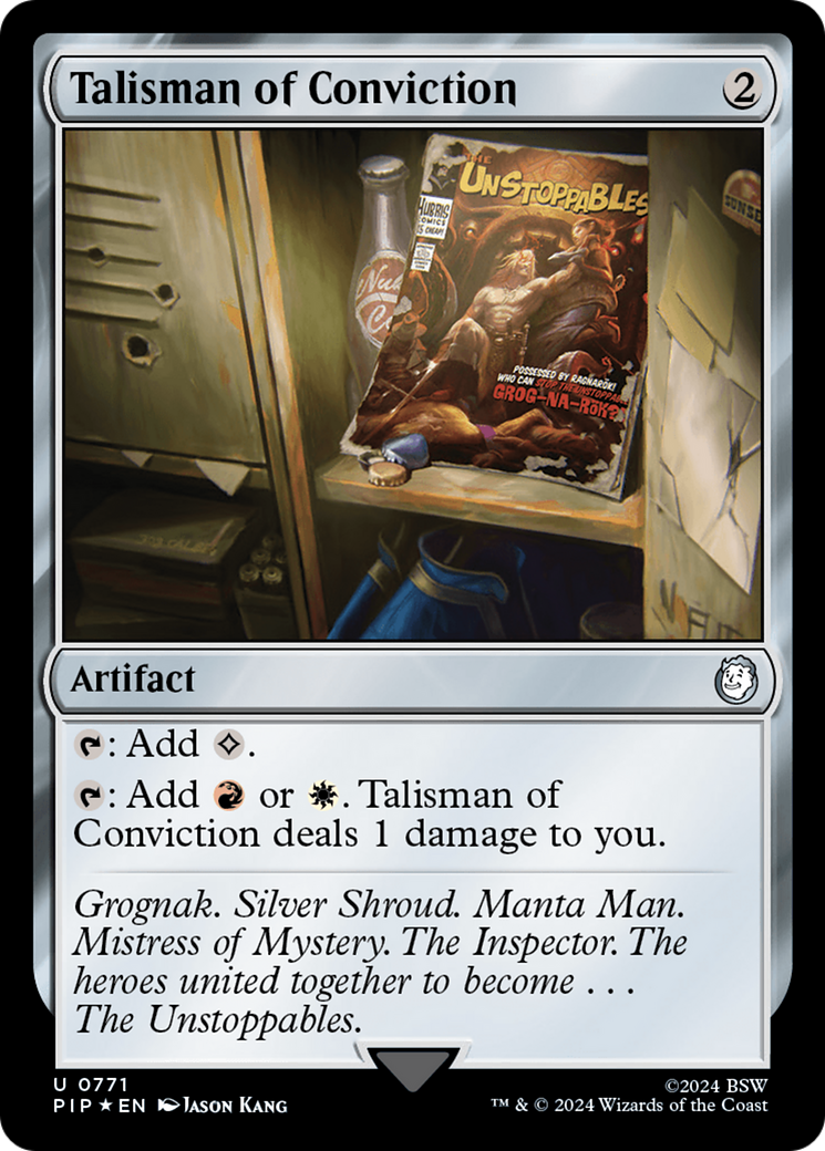 Talisman of Conviction (Surge Foil) [Fallout] | Odin's Place