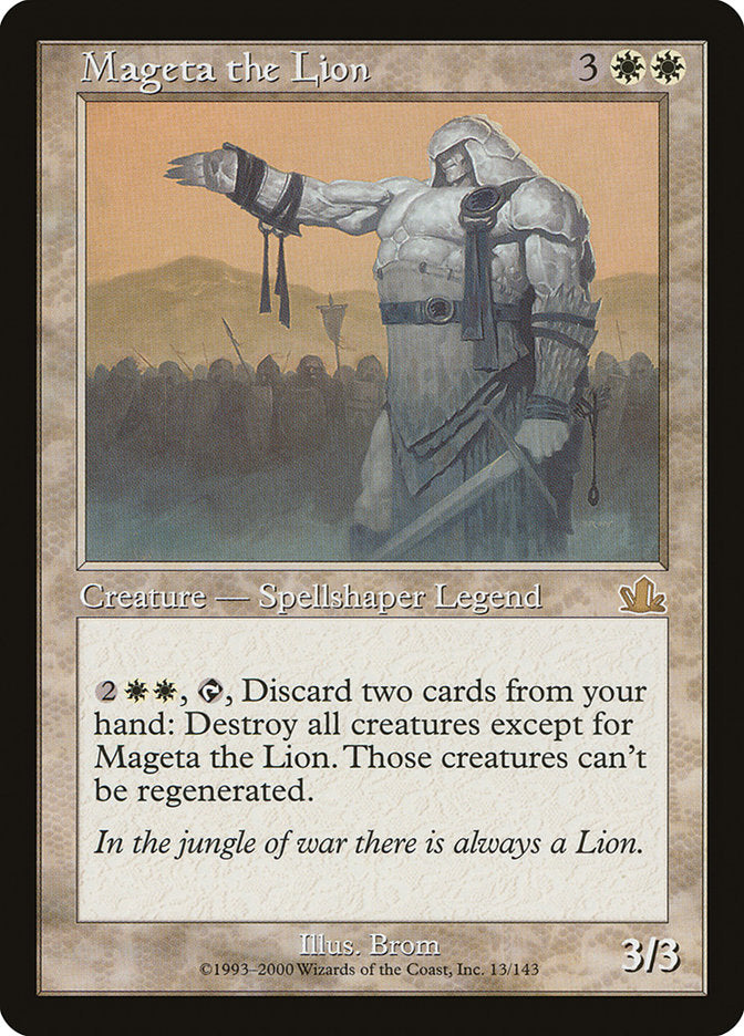 Mageta the Lion (13) [Prophecy] | Odin's Place
