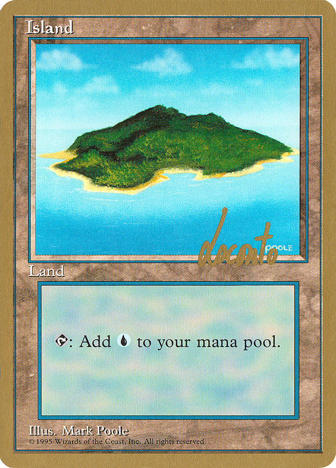 Island (ml367) (Michael Loconto) [Pro Tour Collector Set] | Odin's Place