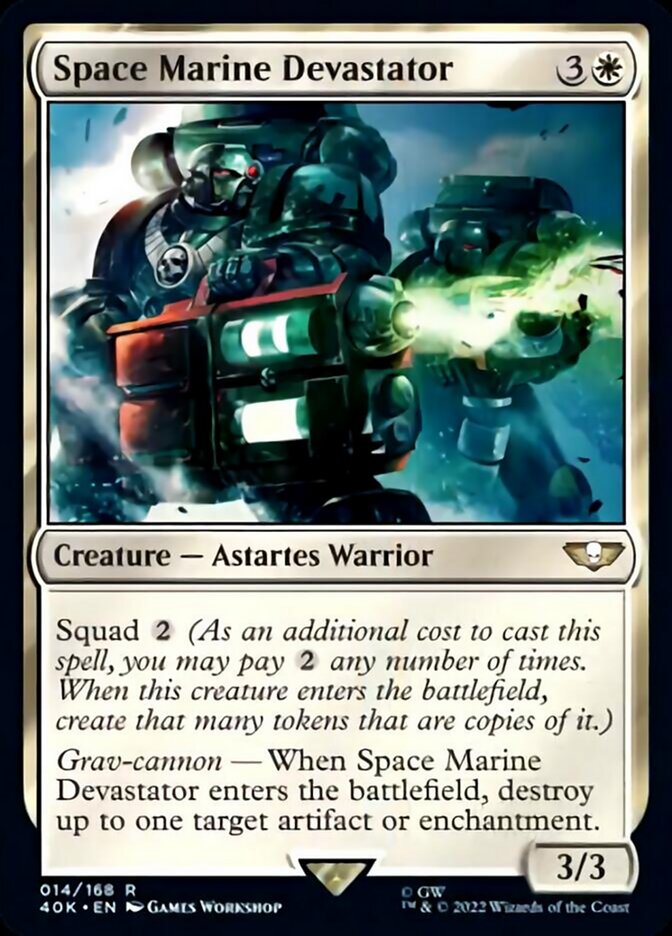 Space Marine Devastator (Surge Foil) [Warhammer 40,000] | Odin's Place