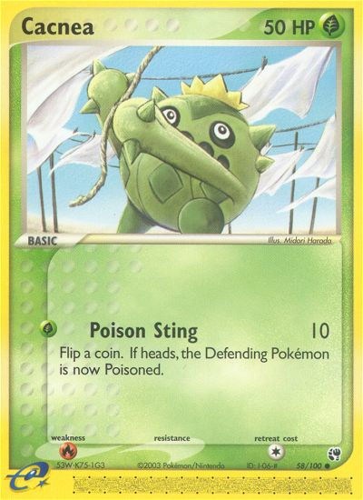 Cacnea (58/100) [EX: Sandstorm] | Odin's Place