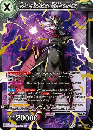 Dark King Mechikabura, Might Inconceivable (BT16-100) [Realm of the Gods] | Odin's Place