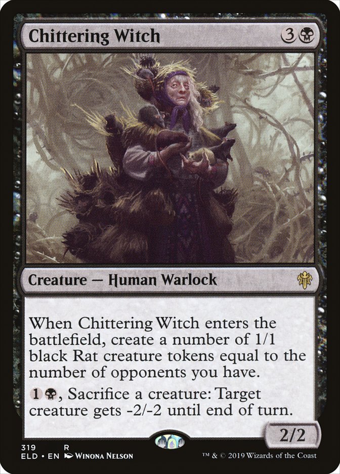 Chittering Witch [Throne of Eldraine] | Odin's Place