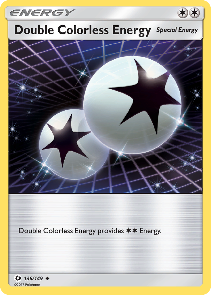 Double Colorless Energy (136/149) [Sun & Moon: Base Set] | Odin's Place