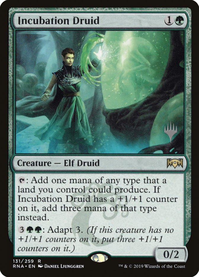 Incubation Druid (Promo Pack) [Ravnica Allegiance Promos] | Odin's Place