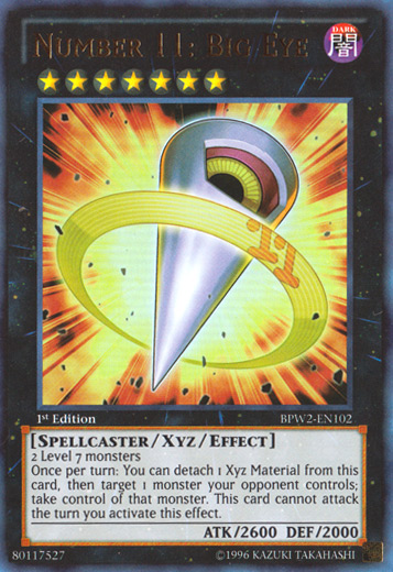 Number 11: Big Eye [BPW2-EN102] Ultra Rare | Odin's Place