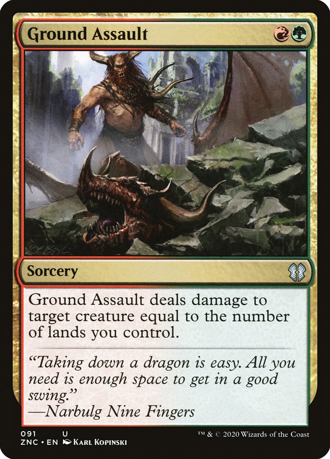 Ground Assault [Zendikar Rising Commander] | Odin's Place