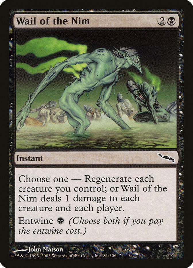 Wail of the Nim (81) [Mirrodin] | Odin's Place