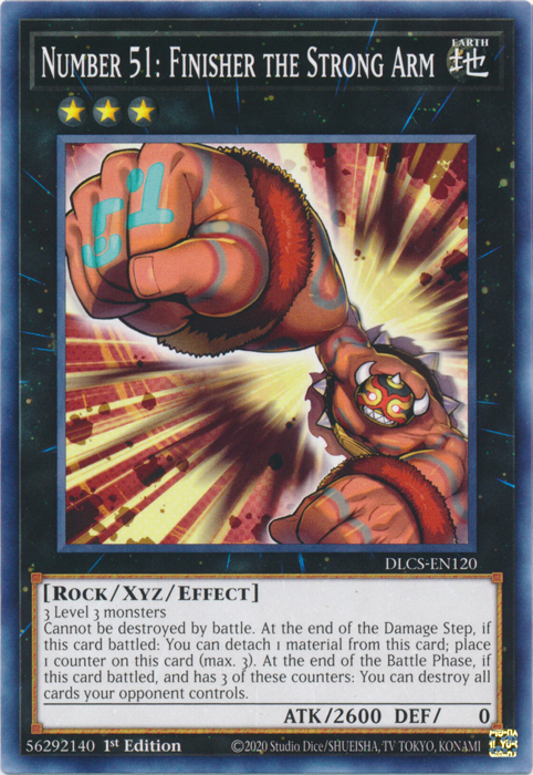 Number 51: Finisher the Strong Arm [DLCS-EN120] Common | Odin's Place