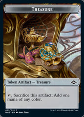 Beast // Treasure (21) Double-Sided Token [Modern Horizons 2 Tokens] | Odin's Place