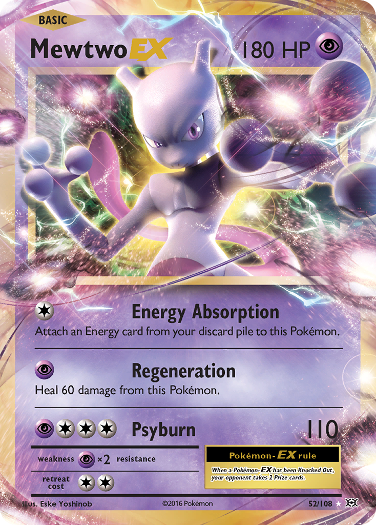 Mewtwo EX (52/108) [XY: Evolutions] | Odin's Place