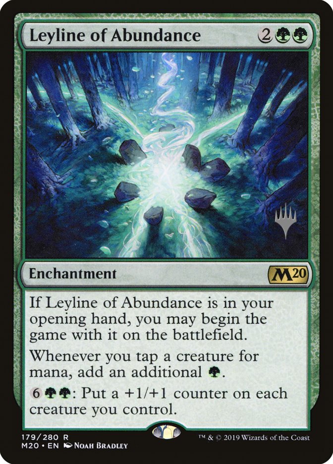 Leyline of Abundance (Promo Pack) [Core Set 2020 Promos] | Odin's Place