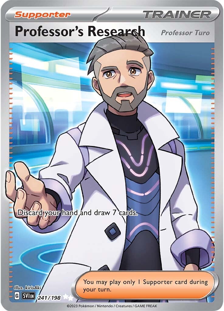 Professor's Research (Professor Turo) (241/198) [Scarlet & Violet: Base Set] | Odin's Place
