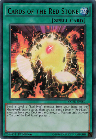 Cards of the Red Stone [CORE-EN060] Ultra Rare | Odin's Place