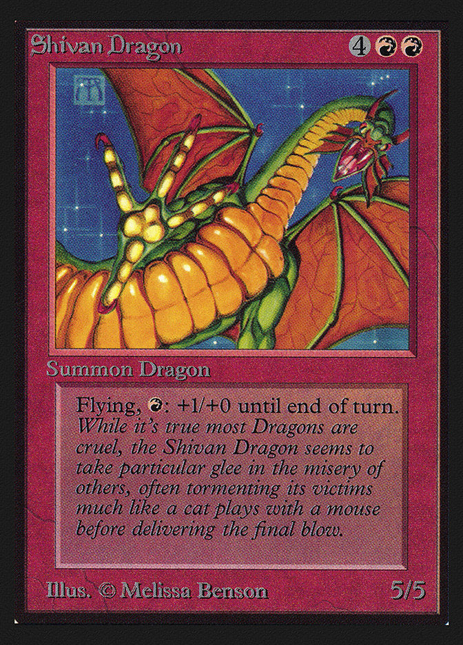 Shivan Dragon [International Collectors' Edition] | Odin's Place