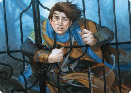 Locked in the Cemetery Art Card [Innistrad: Midnight Hunt Art Series] | Odin's Place