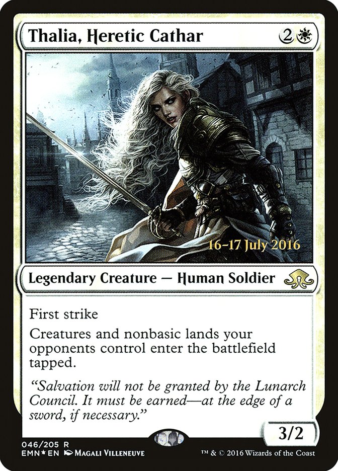 Thalia, Heretic Cathar (46) [Eldritch Moon Prerelease Promos] | Odin's Place