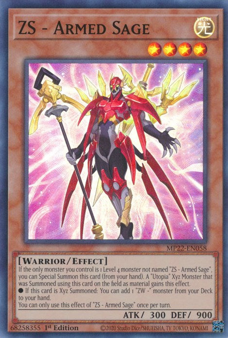 ZS - Armed Sage [MP22-EN058] Super Rare | Odin's Place