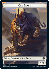 Insect // Cat Beast Double-Sided Token [Starter Commander Decks] | Odin's Place