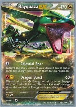Rayquaza EX (85/124) (Anguille Sous Roche - Clement Lamberton) [World Championships 2013] | Odin's Place