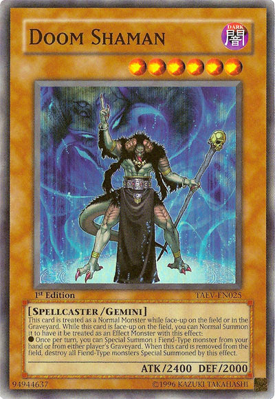Doom Shaman [TAEV-EN025] Super Rare | Odin's Place