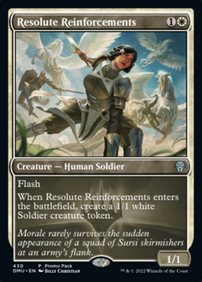 Resolute Reinforcements (Promo Pack) [Dominaria United Promos] | Odin's Place