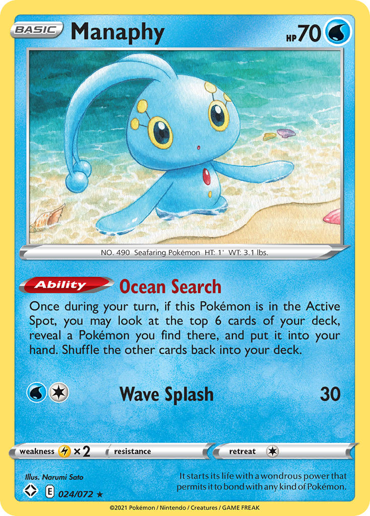 Manaphy (024/072) [Sword & Shield: Shining Fates] | Odin's Place