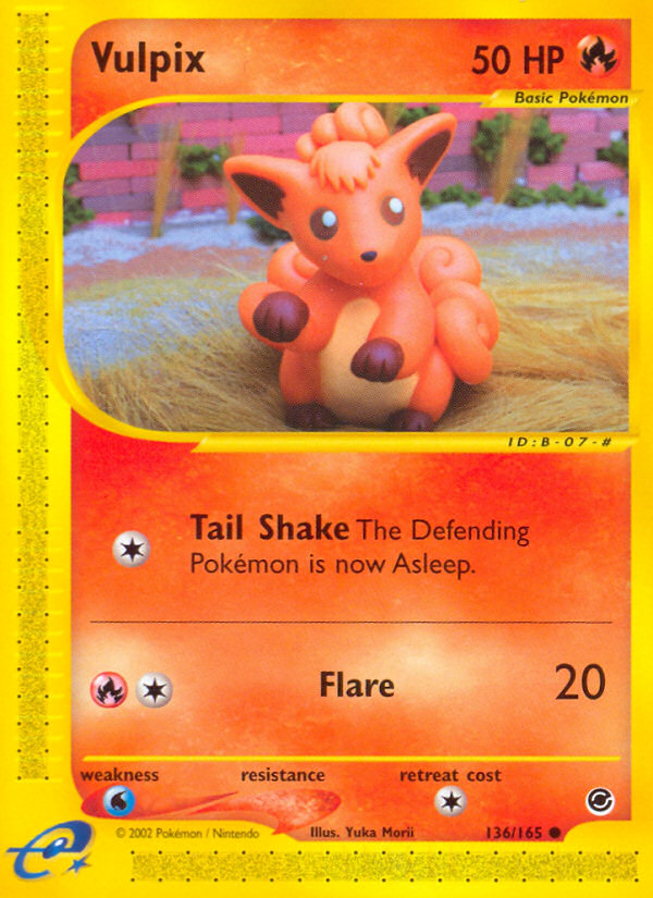 Vulpix (136/165) [Expedition: Base Set] | Odin's Place