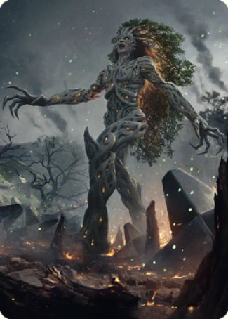 Titania, Gaea Incarnate Art Card [The Brothers' War Art Series] | Odin's Place