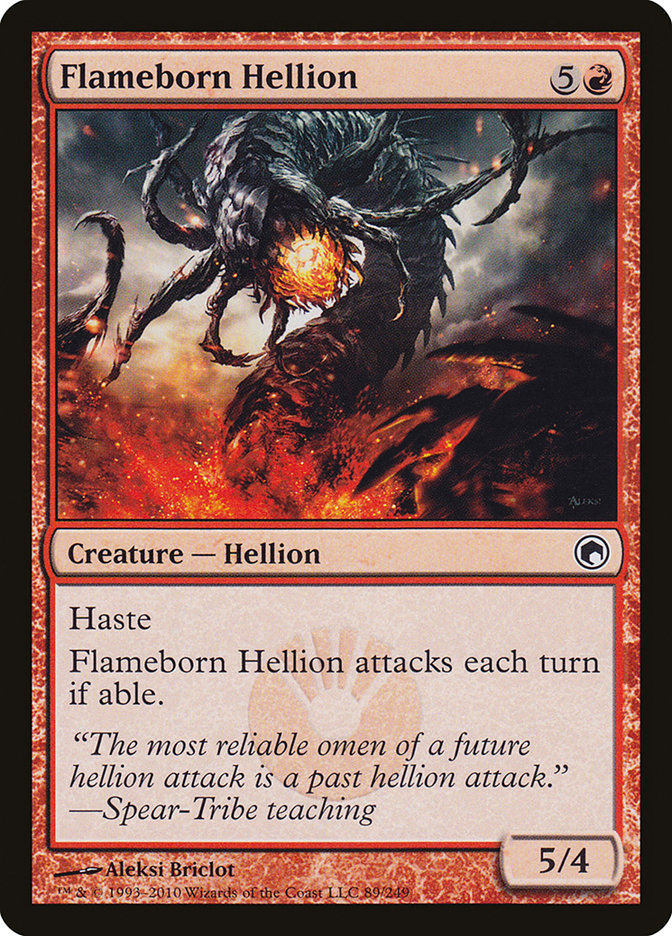 Flameborn Hellion (89) [Scars of Mirrodin] | Odin's Place