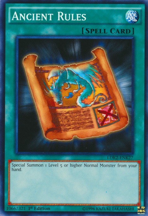Ancient Rules [LDK2-ENK27] Common | Odin's Place