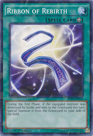Ribbon of Rebirth [BP03-EN153] Shatterfoil Rare | Odin's Place