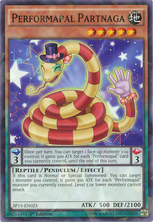 Performapal Partnaga [SP15-EN025] Shatterfoil Rare | Odin's Place
