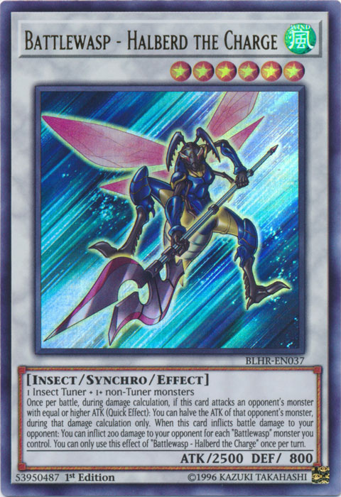 Battlewasp - Halberd the Charge [BLHR-EN037] Ultra Rare | Odin's Place