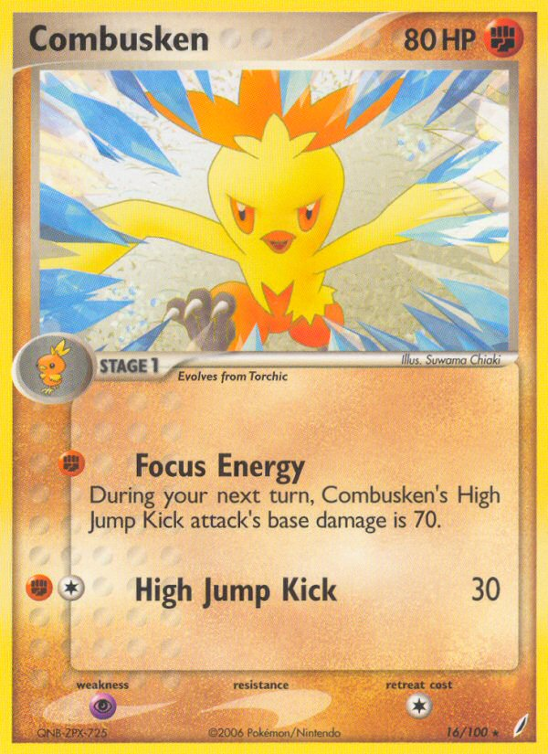Combusken (16/100) [EX: Crystal Guardians] | Odin's Place