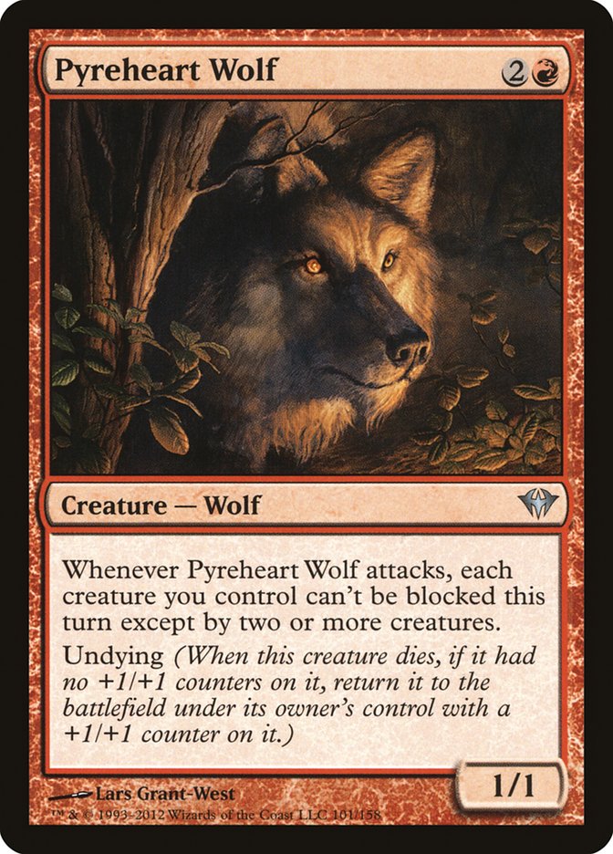 Pyreheart Wolf (101) [Dark Ascension] | Odin's Place