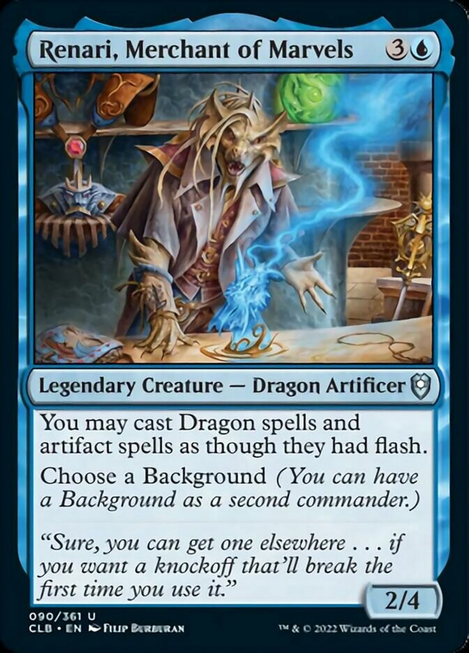 Renari, Merchant of Marvels [Commander Legends: Battle for Baldur's Gate] | Odin's Place